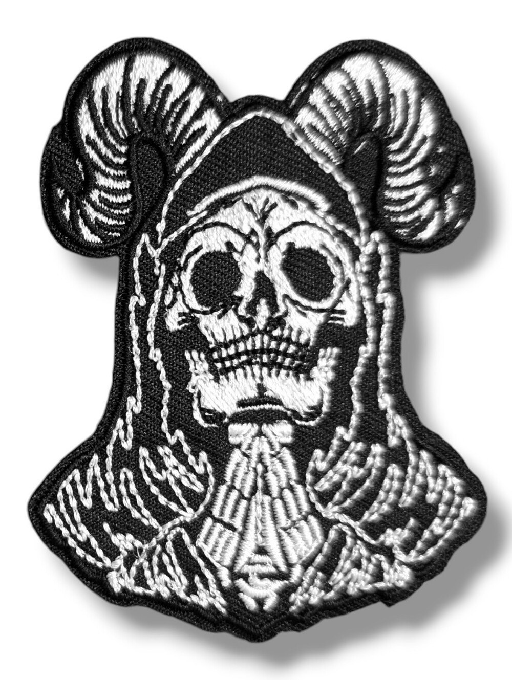 NWT Large Demonic Priest Iron On Patch Biker Jacket Battle Vest